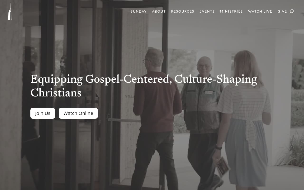 Coral Ridge Presbyterian Church website screenshot