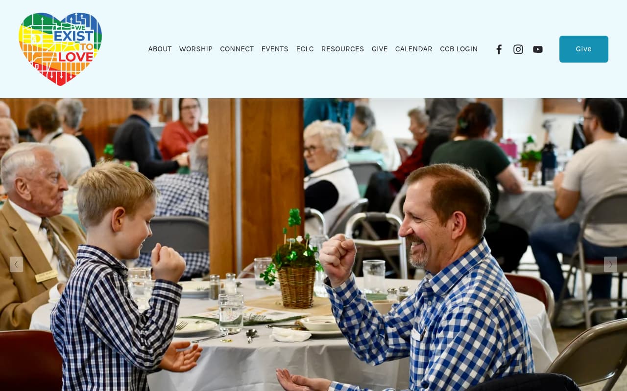 Second Presbyterian Church website screenshot